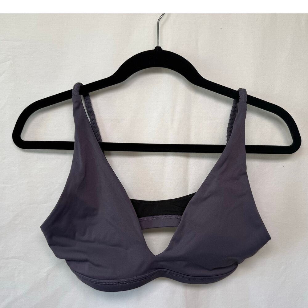 Liaison The Label x Sydney Adams Braided Sports Bra, Purple, Size Medium